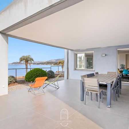 Villa Antoine Appartement Rdj Vue Mer Clim Wifi Parking Plage 50M La Garonne Le Pradet Eksteriør billede