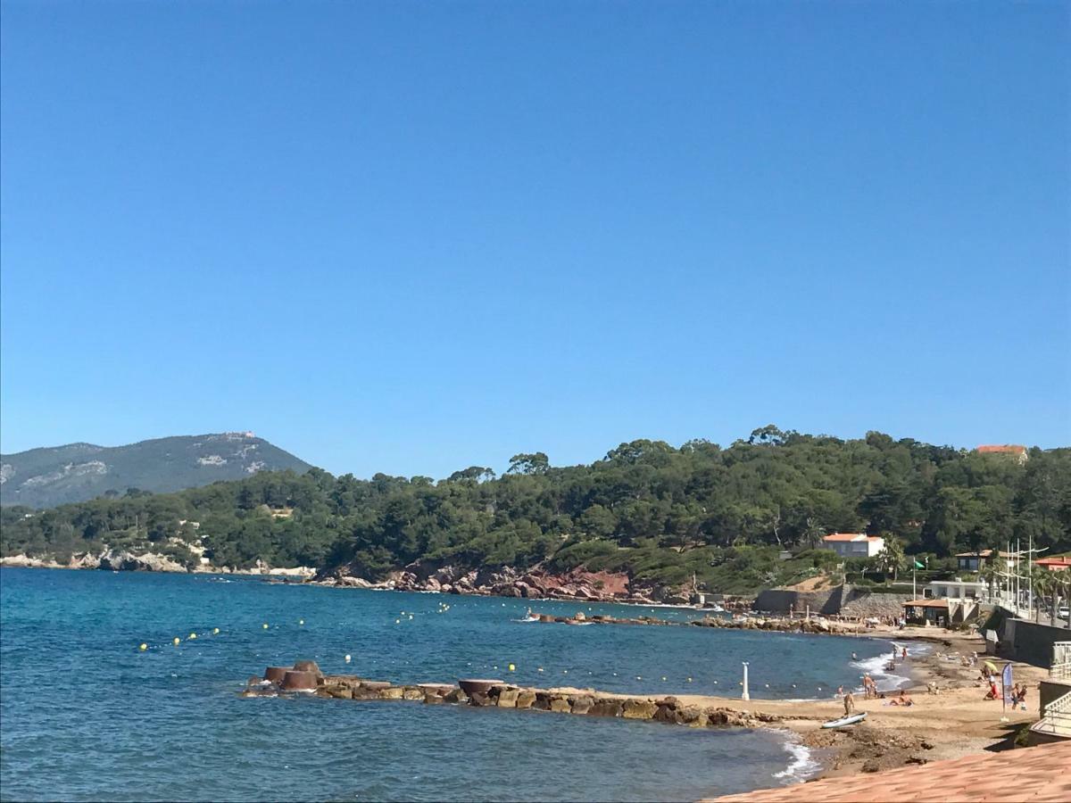Villa Antoine Appartement Rdj Vue Mer Clim Wifi Parking Plage 50M La Garonne Le Pradet Eksteriør billede